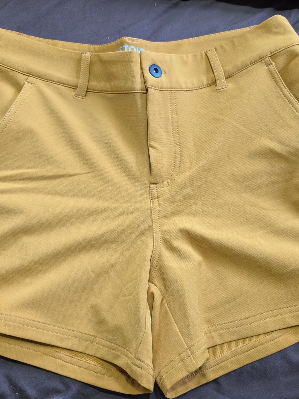 Women's Performance Shorts in Mustard - Stoic